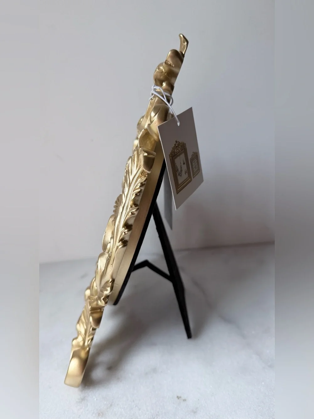 Ring Holder Gold Ring Wedding Display ornate Stand Frame antique style……
